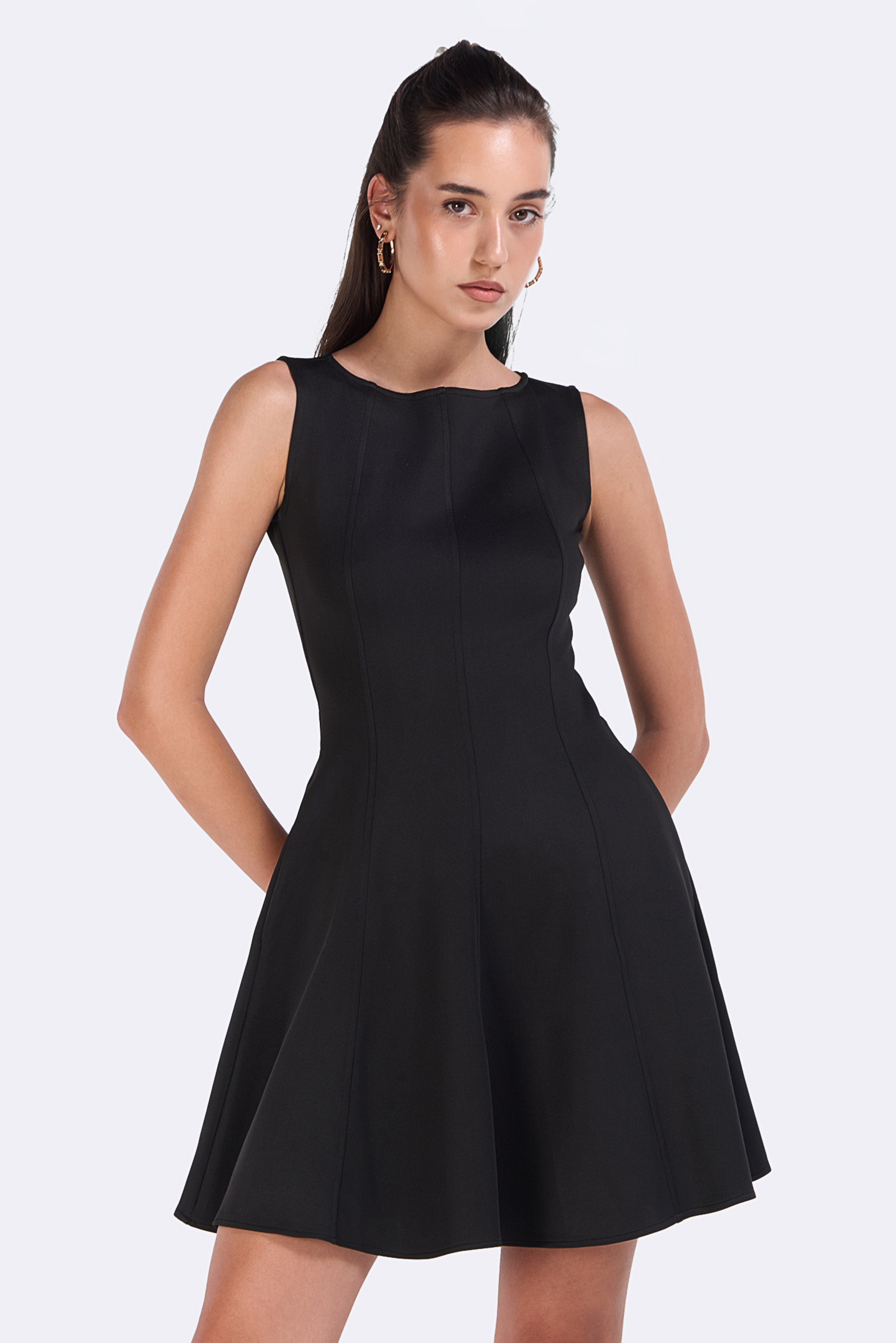 Hourglass Flare Summer Dress khdiv Hourglass Flare Summer Dress khdiv